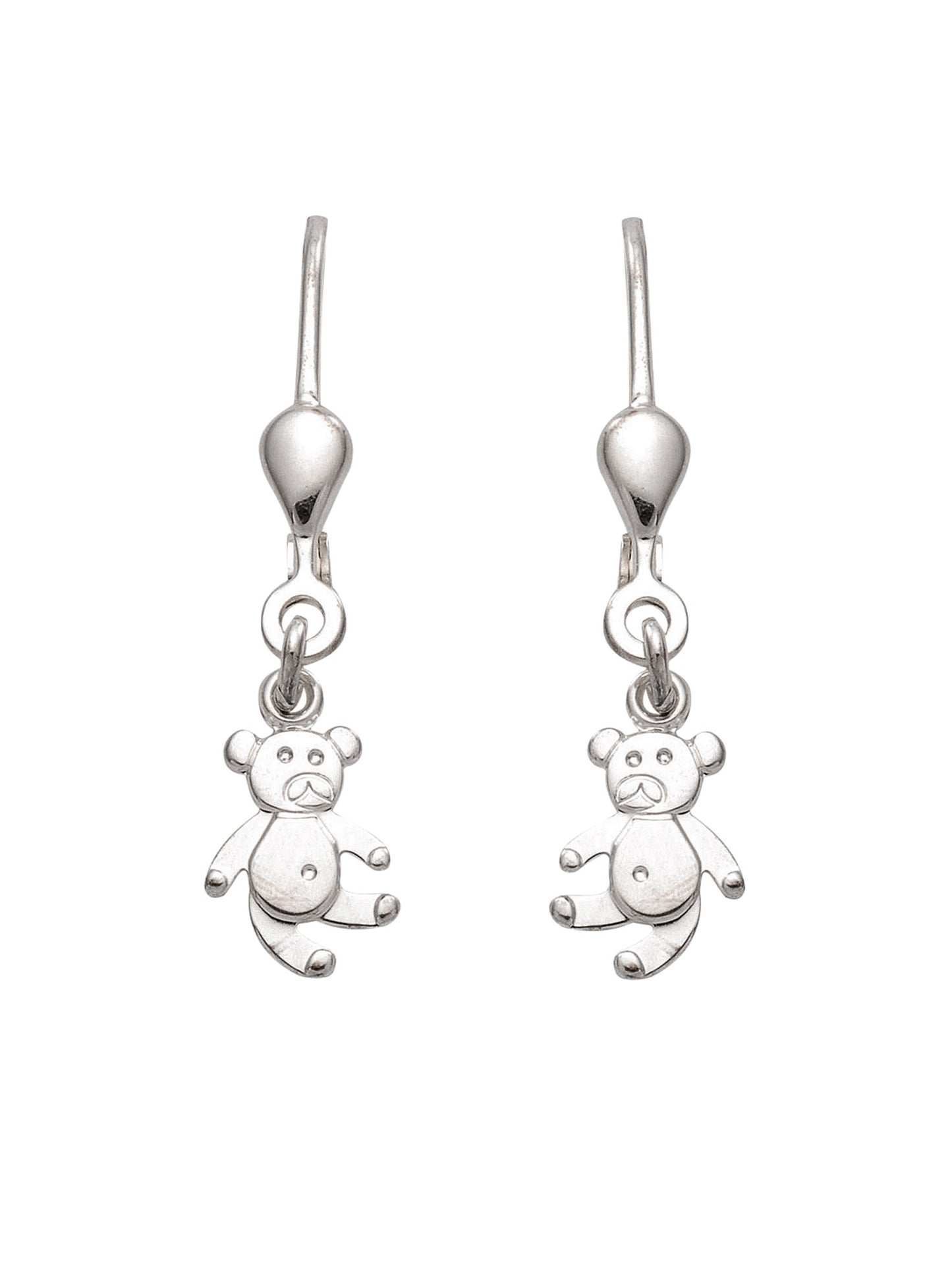 Adelia´s 925 Silber Ohrringe Ohrhänger Bär