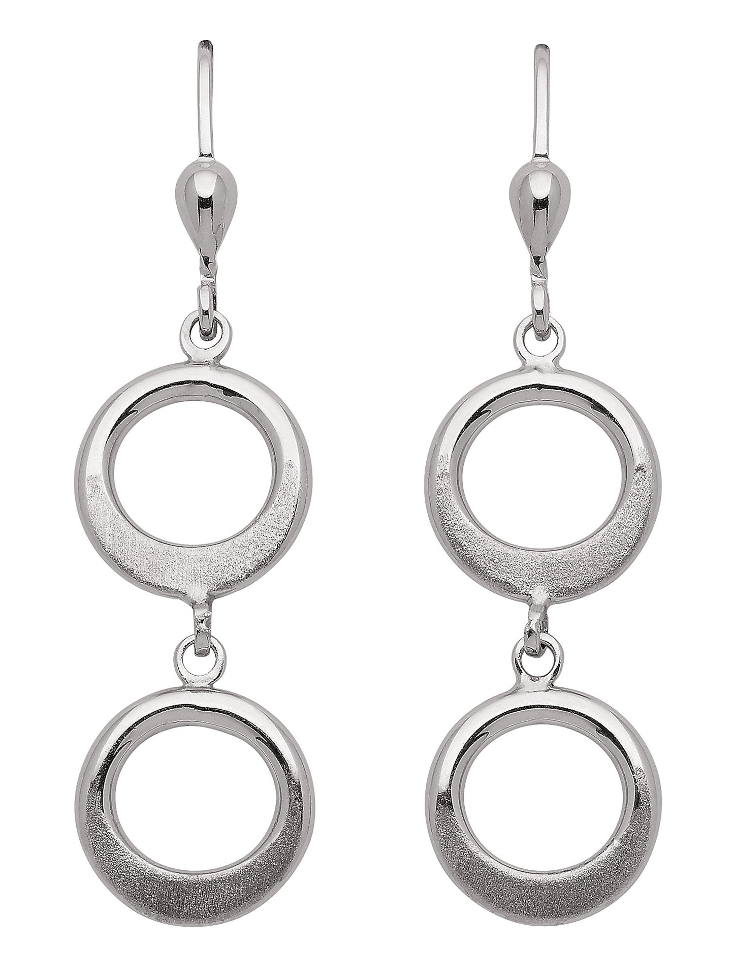 Adelia´s 925 Silber Ohrringe Ohrhänger Ø 11,9 mm