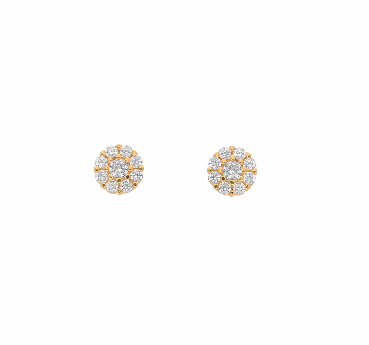 Adelia´s 585 Gold Ohrringe Ohrstecker mit Zirkonia