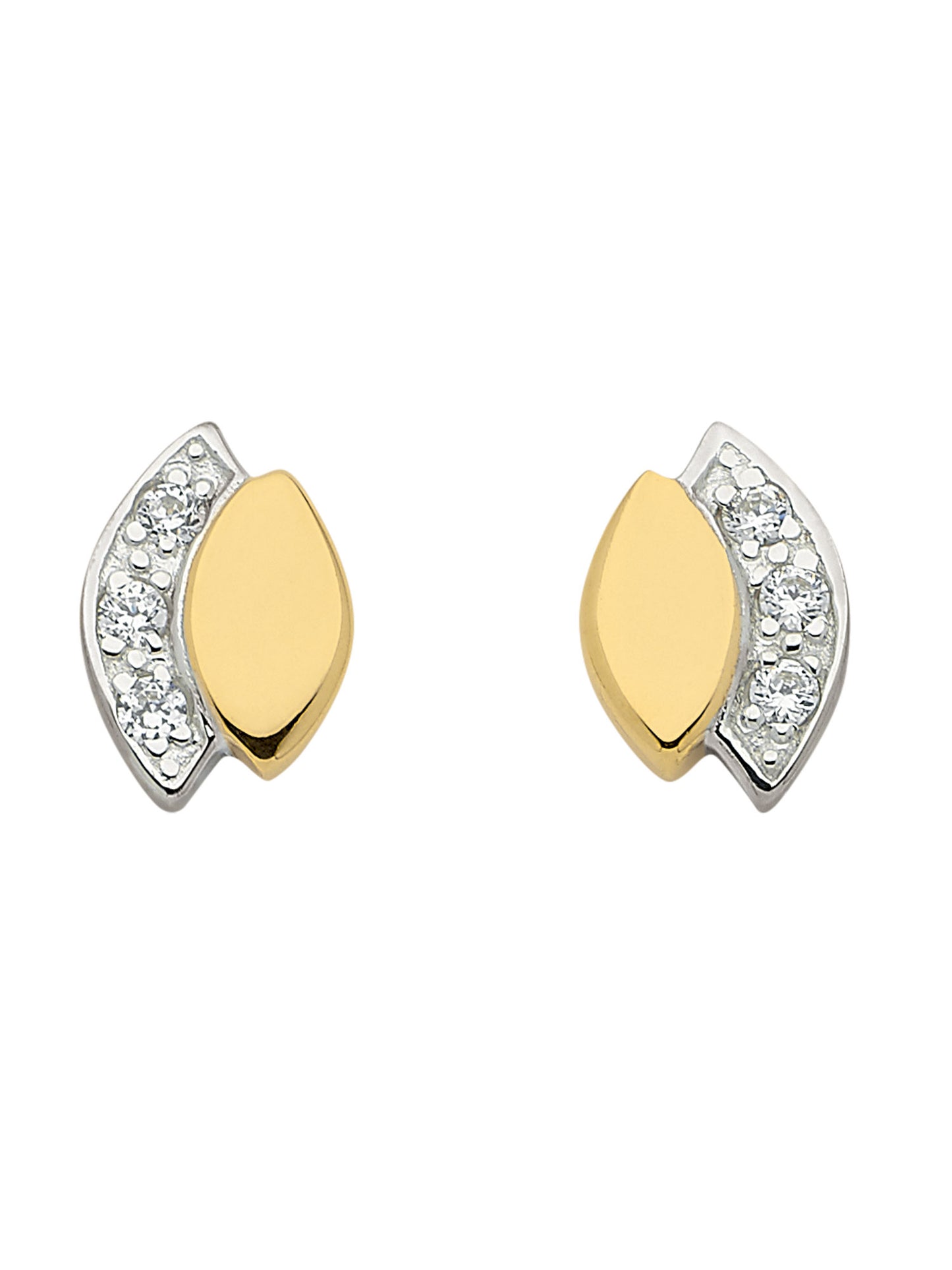 Adelia´s 333 Gold Ohrringe Ohrstecker mit Zirkonia