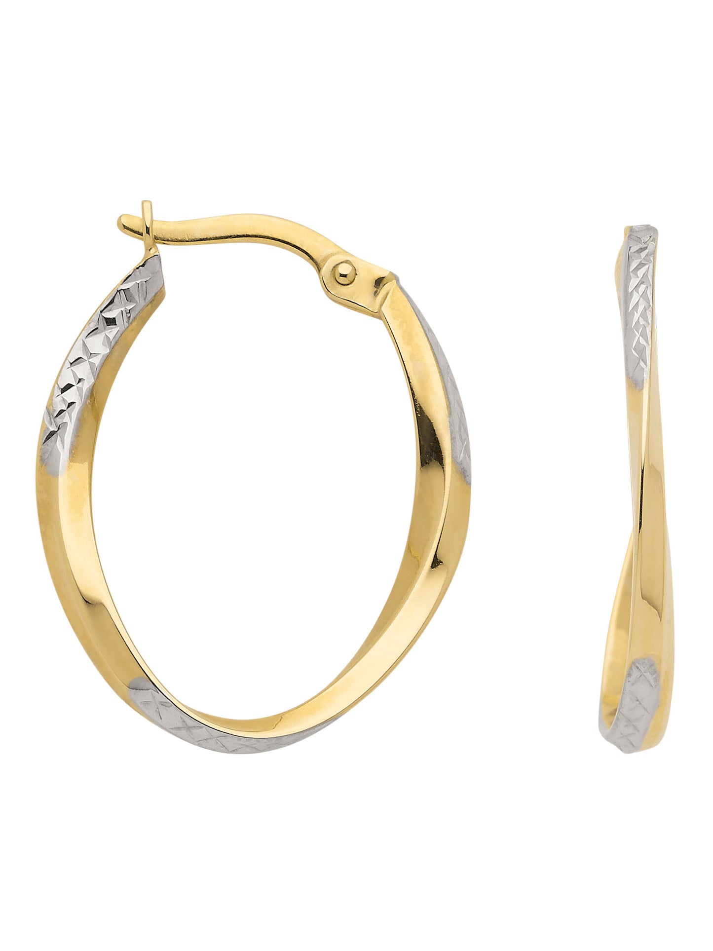 Adelia´s 333 Gold Ohrringe Creolen