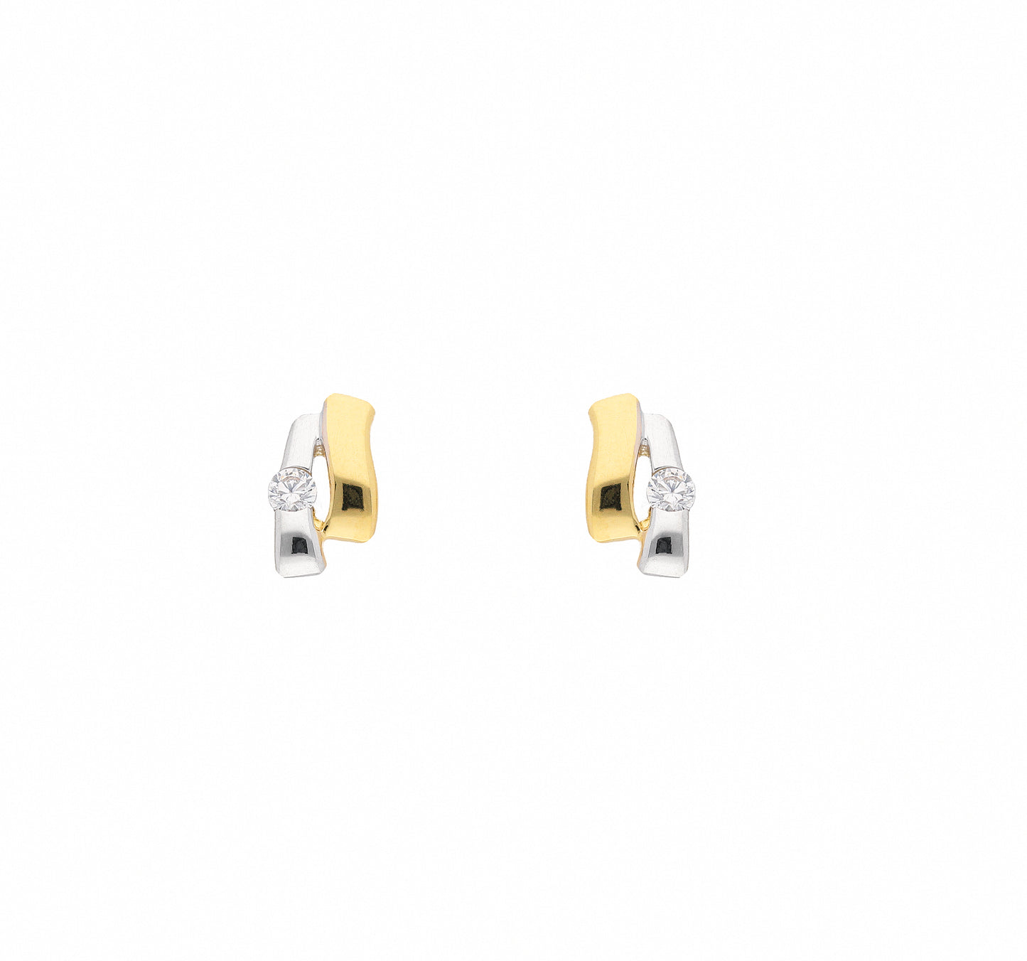 Adelia´s 333 Gold Ohrringe Ohrstecker mit Zirkonia