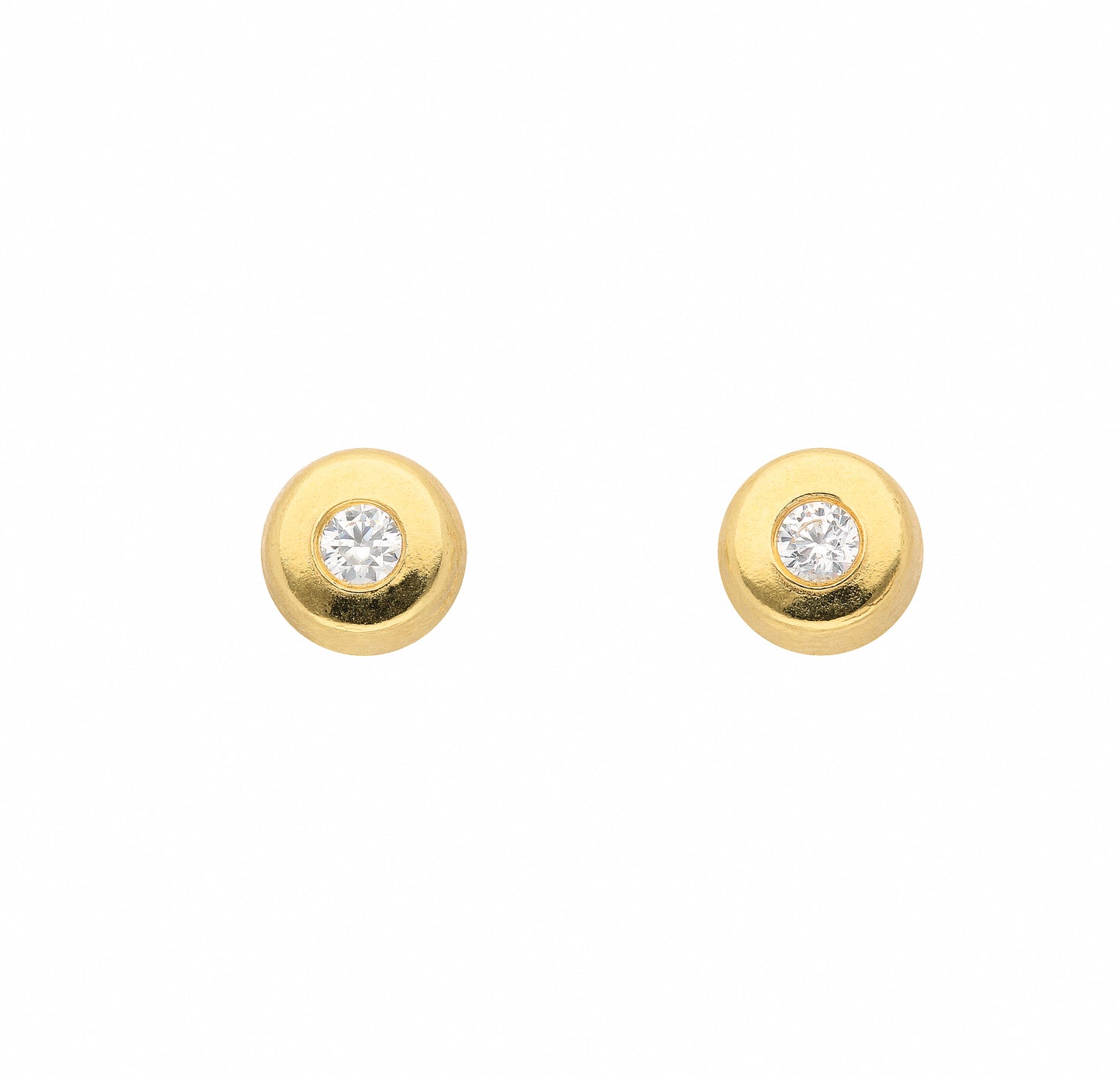 Adelia´s 333 Gold Ohrringe Ohrstecker mit Zirkonia Ø 4,8 mm