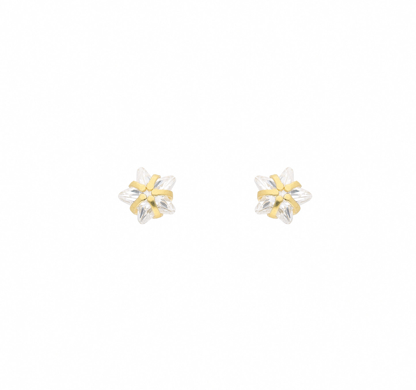 Adelia´s 585 Gold Ohrringe Ohrstecker mit Zirkonia
