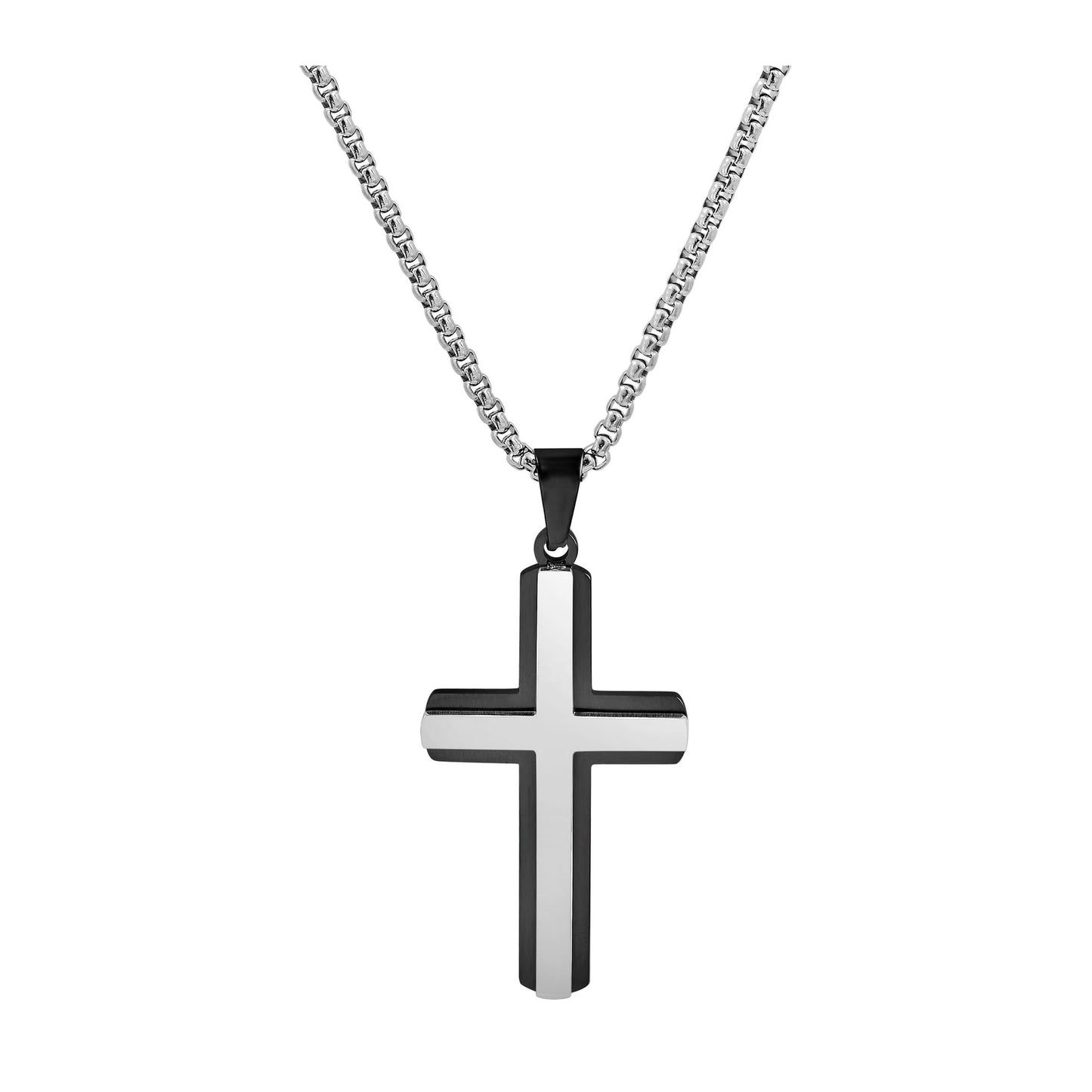 Damen Anhänger – Kreuz Kreuzanhänger aus Edelstahl