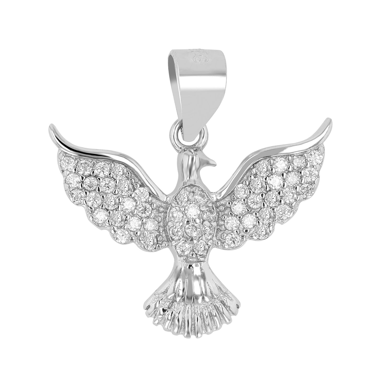 Damen Anhänger aus 925 Silber mit Zirkonia