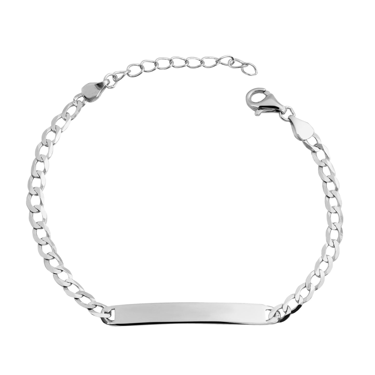 Unisex Armband – Panzerarmband aus 925 Silber 17+3 cm