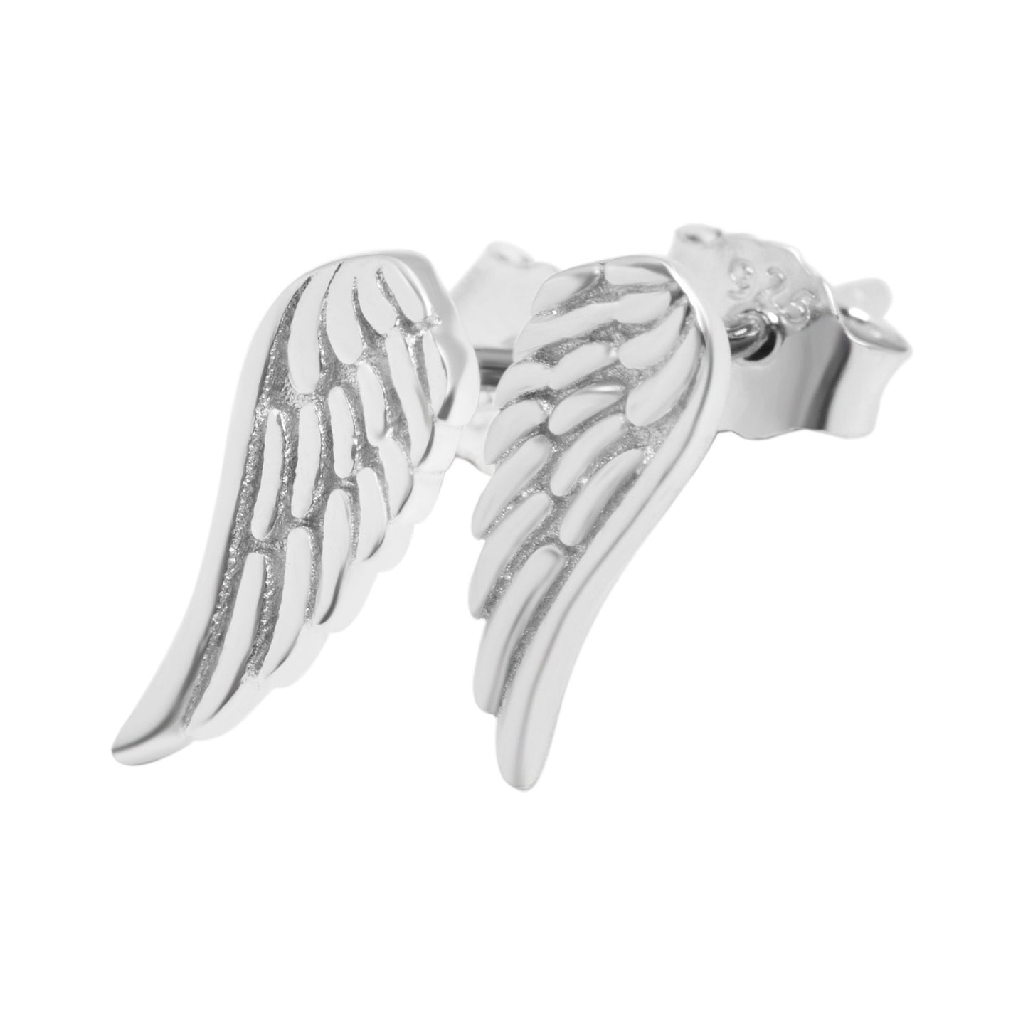 Damen Ohrringe – Ohrstecker Flügel aus 925 Silber