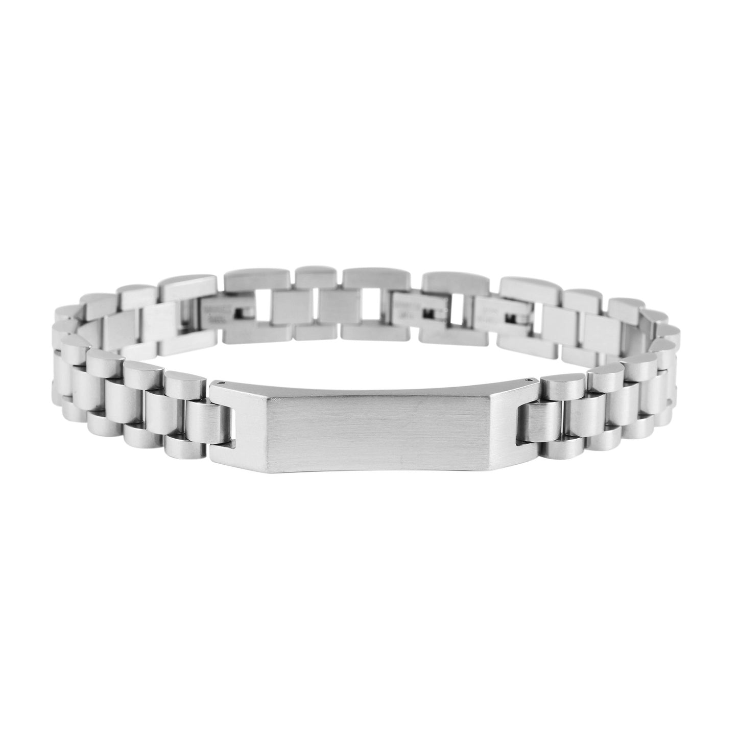 Unisex Armband – Gliederarmband aus Edelstahl 19 cm