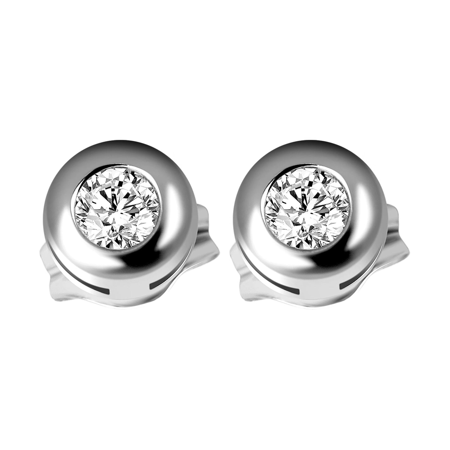 Damen Ohrringe – Ohrstecker aus 333 Gold mit Zirkonia