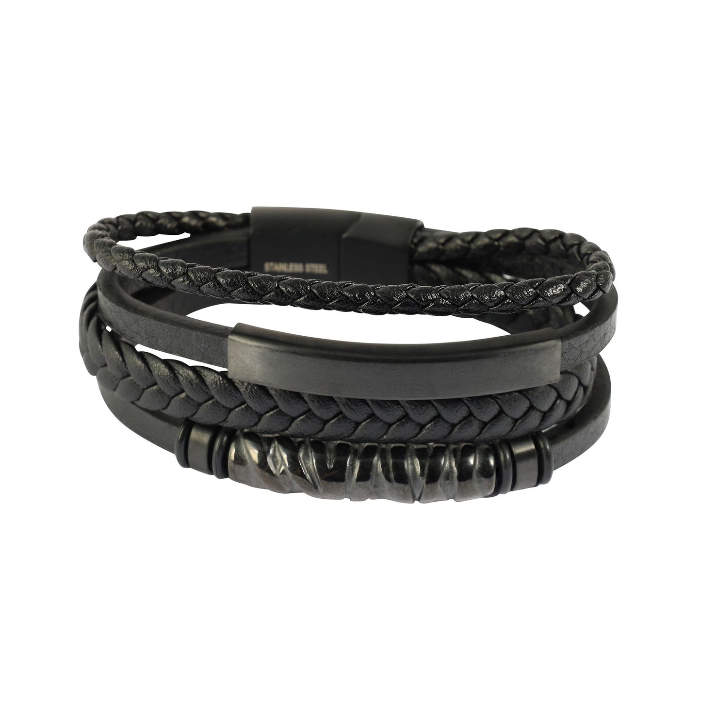 Herren Armband – Lederarmband aus Leder 19 cm