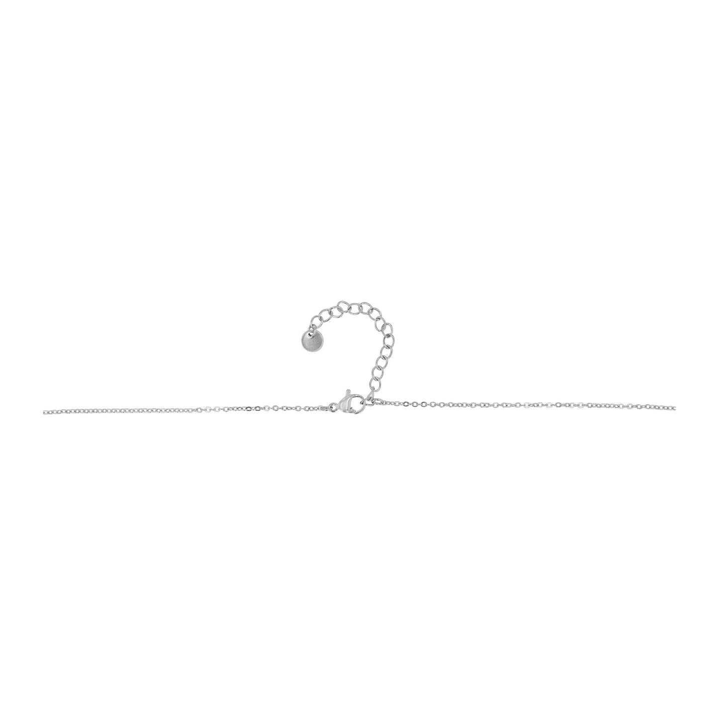 Unisex Halskette – Kreuz aus Edelstahl 43 cm
