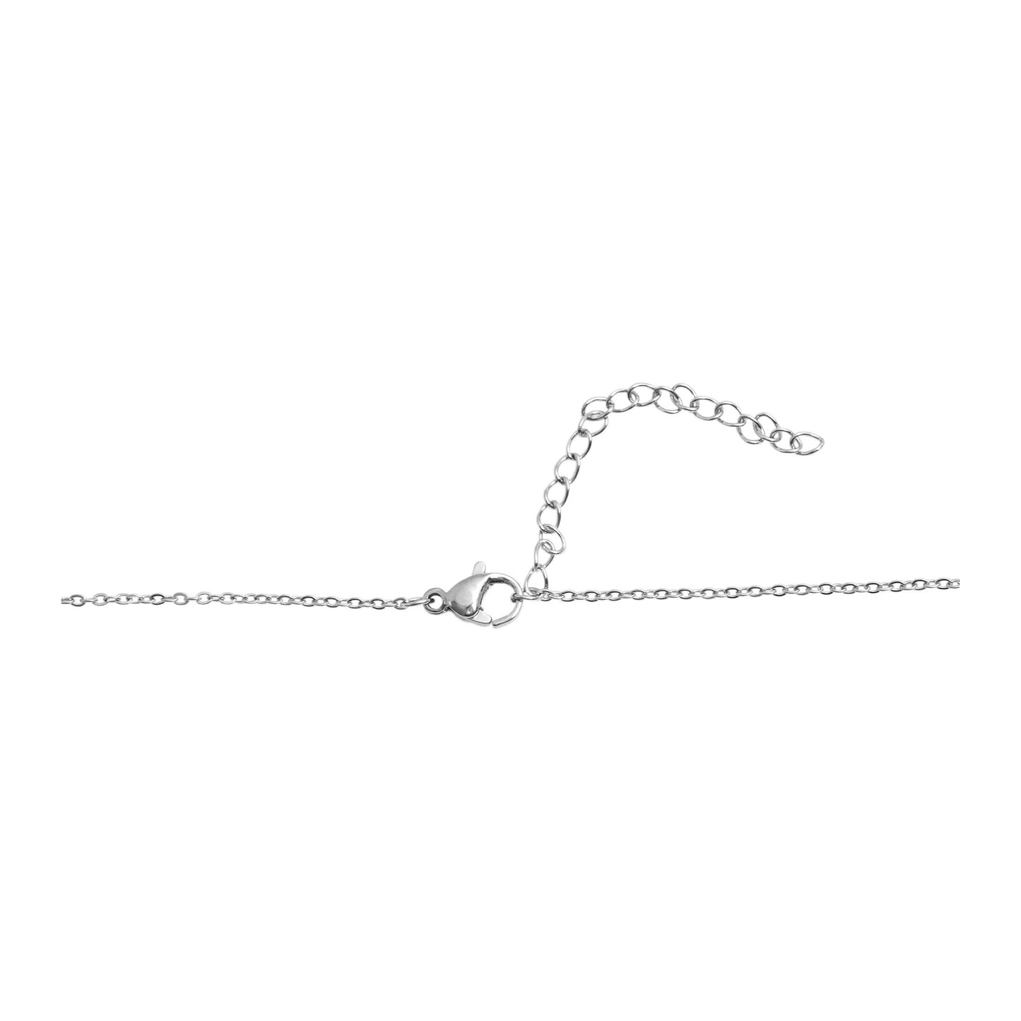 Damen Halskette – Ankerkette aus Edelstahl 43 cm