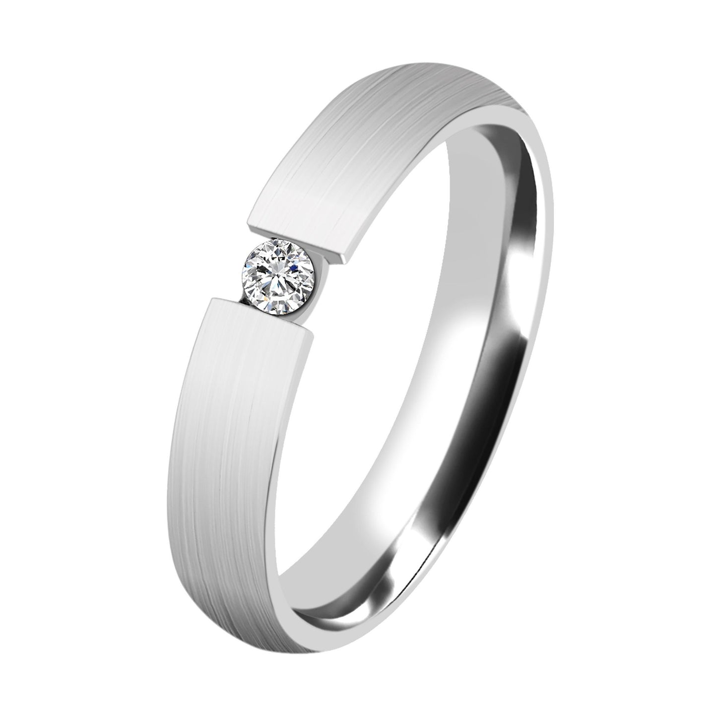 Damen Ring aus Edelstahl