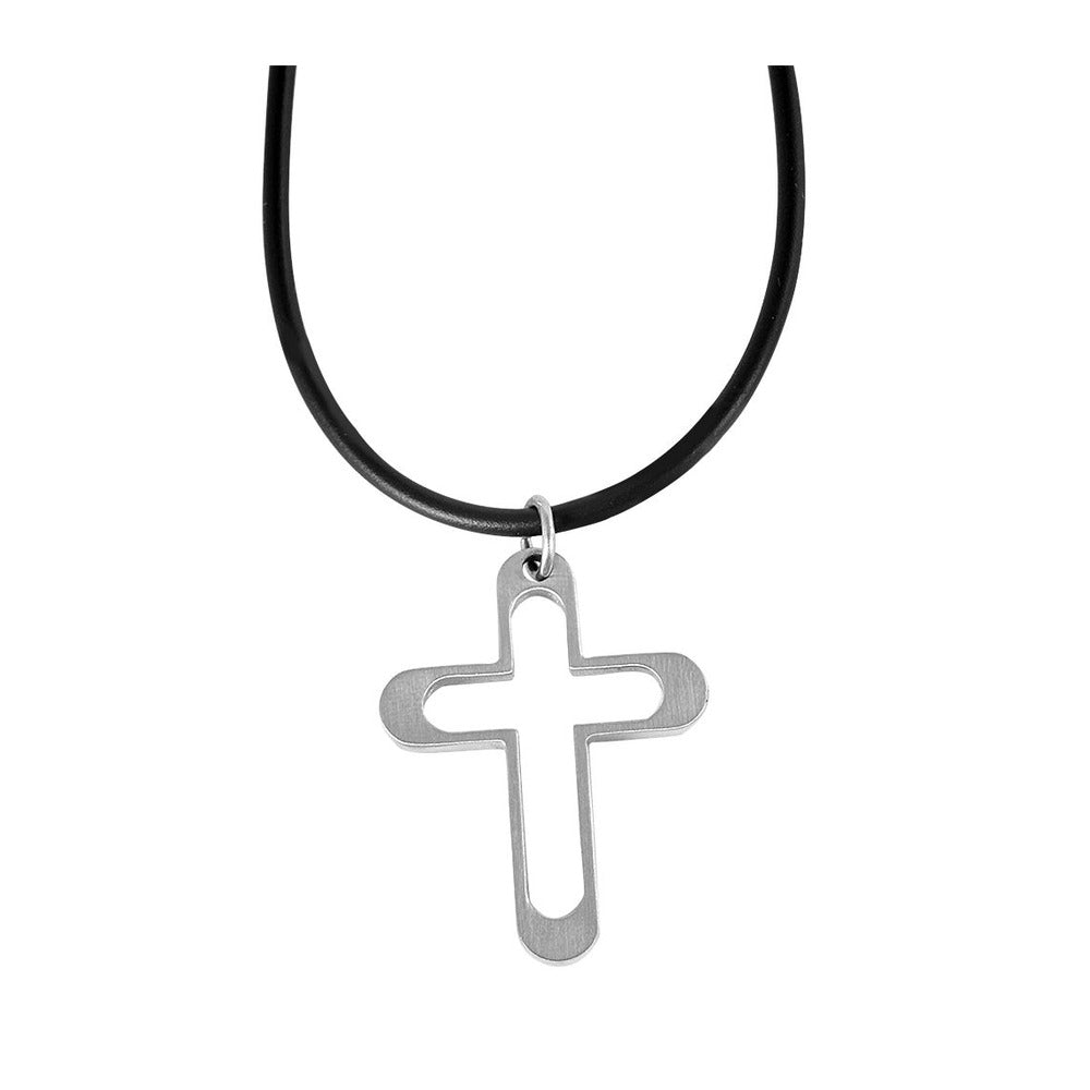 Damen Halskette aus Kautschuk 50 cm