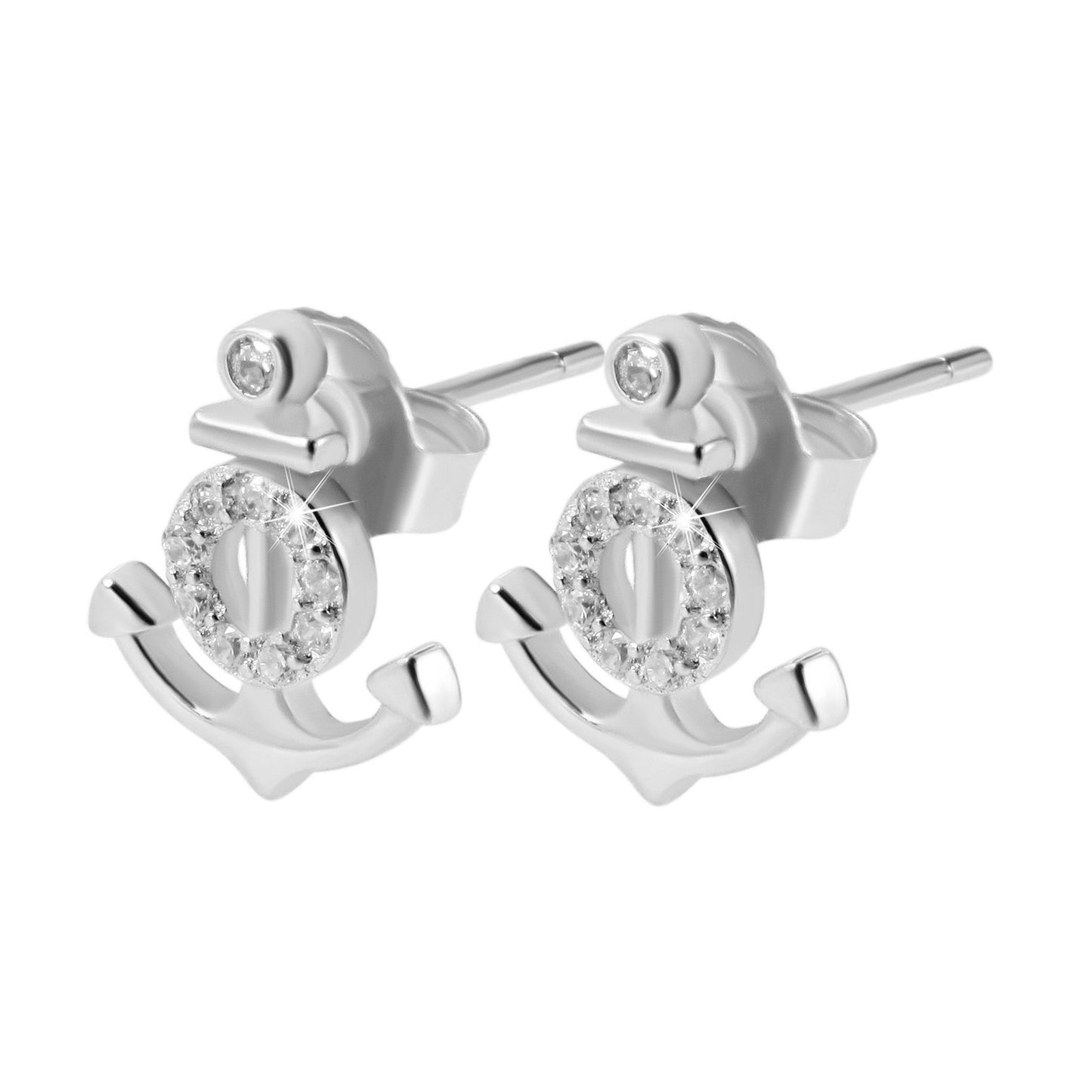 Damen Ohrringe – Ohrstecker aus 925 Silber mit Zirkonia