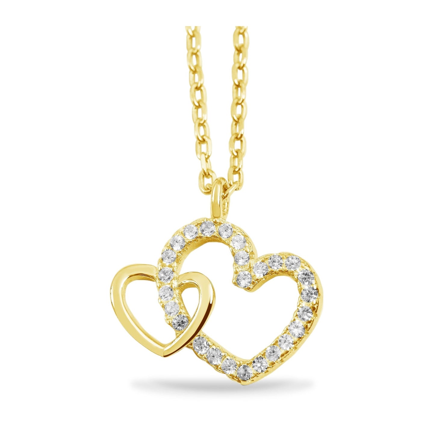 Damen Halskette mit Anhänger – Herz aus 925 Silber