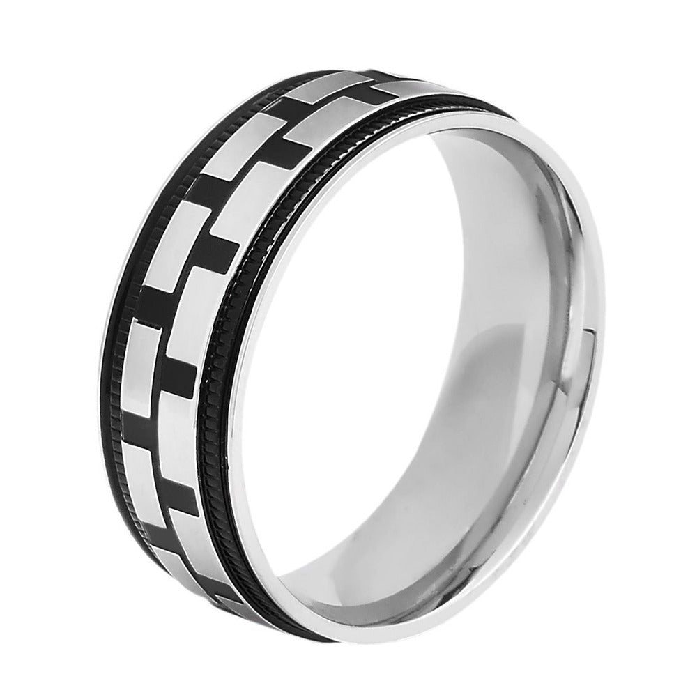 Herren Ring aus Edelstahl