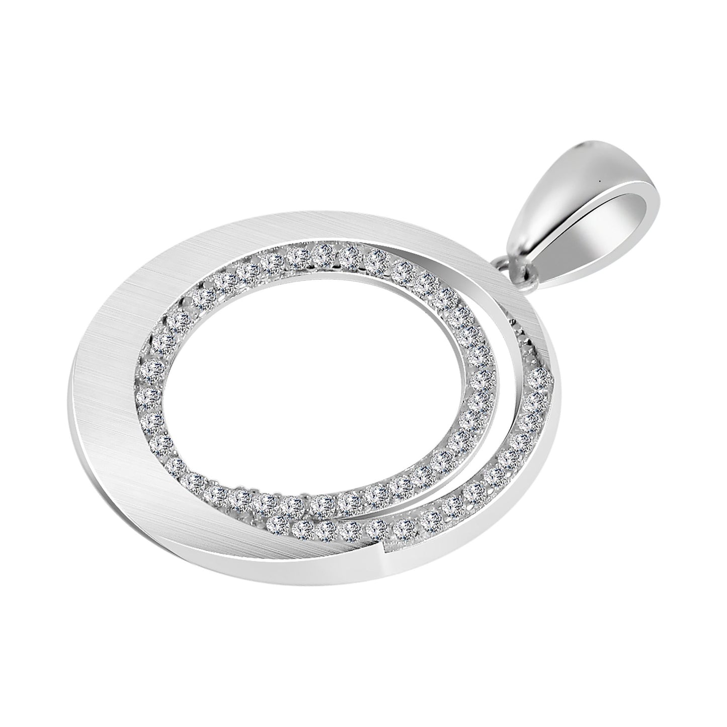 Damen Anhänger aus 925 Silber mit Zirkonia