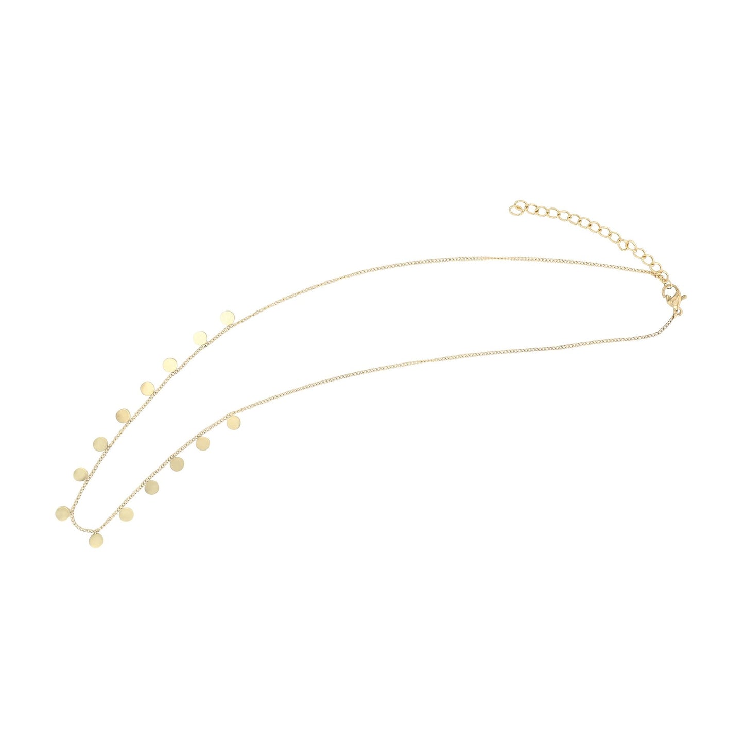 Damen Halskette aus Edelstahl 40+5