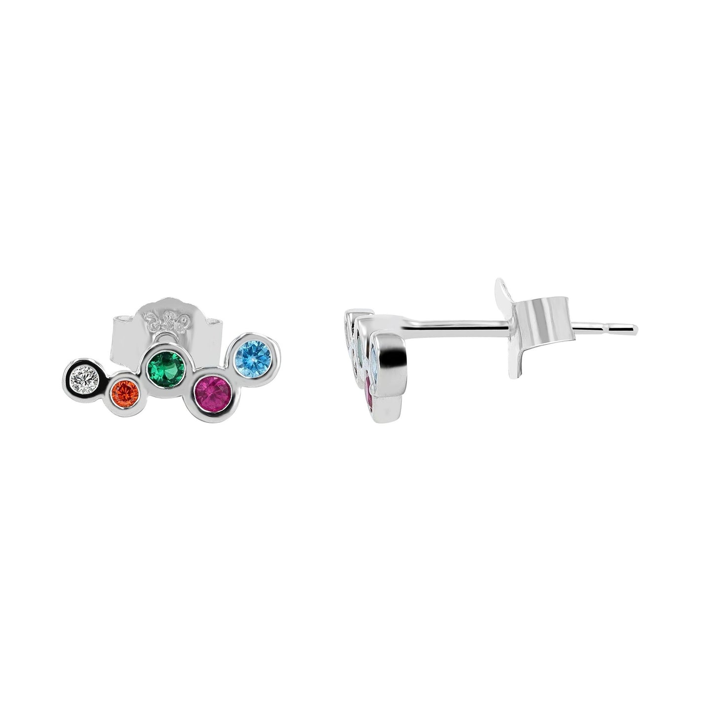 Damen Ohrringe – Ohrstecker aus 925 Silber mit Zirkonia