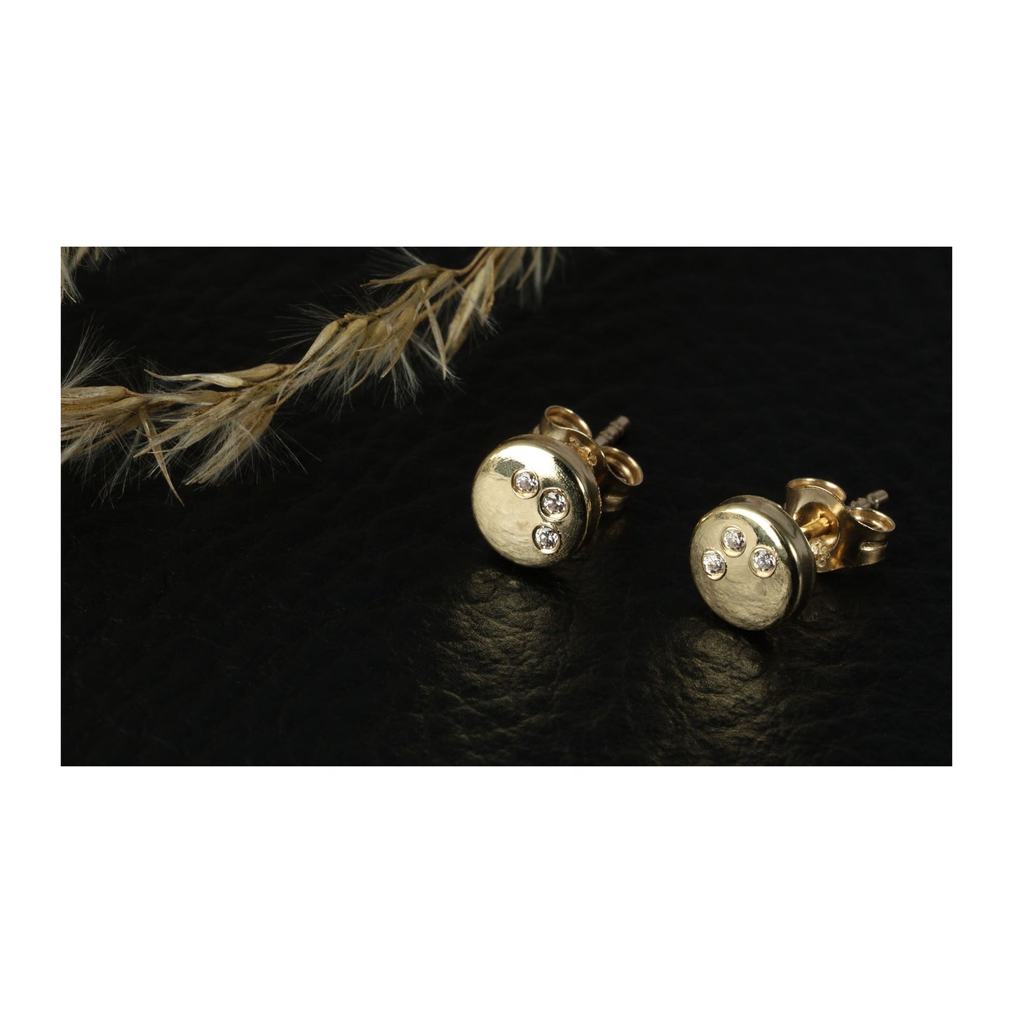 Damen Ohrringe – Ohrstecker aus 333 Gold mit Zirkonia