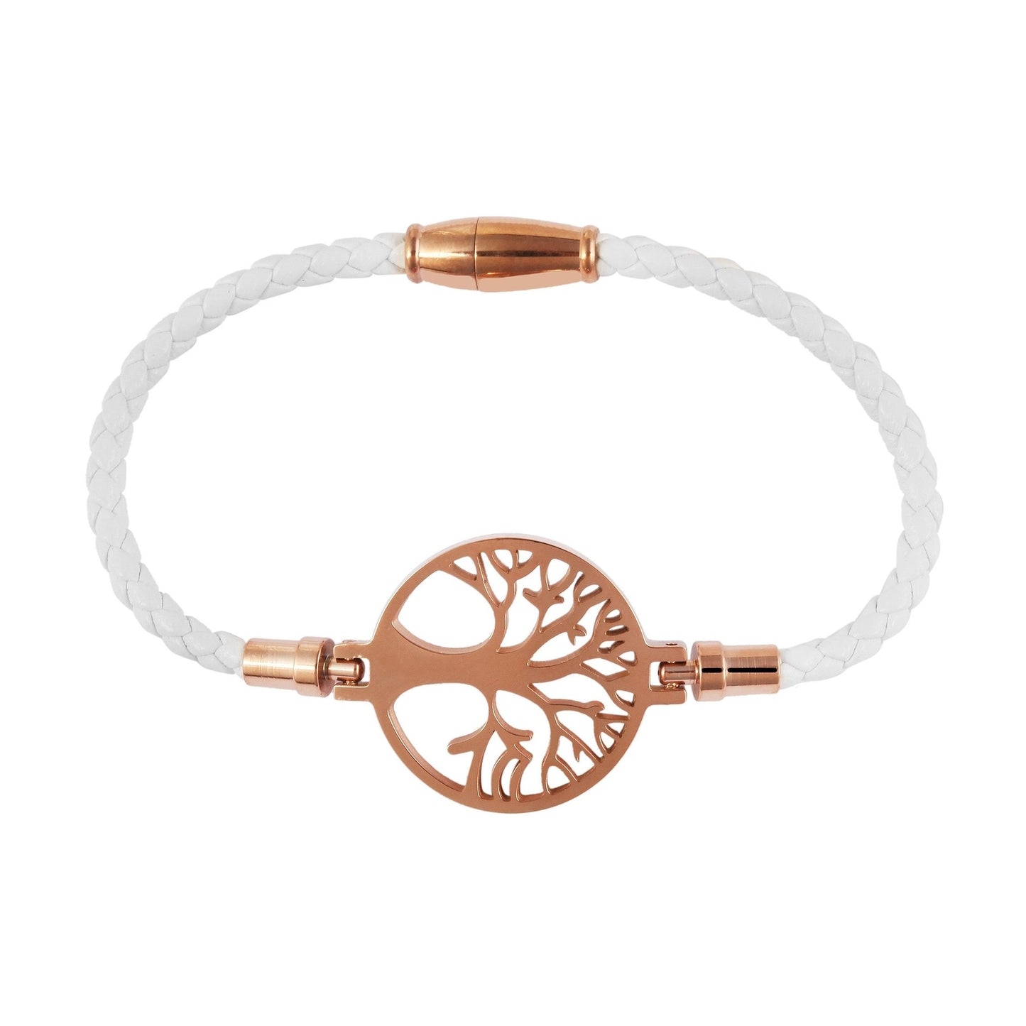 Damen Armband – Lebensbaum aus Leder 18 cm