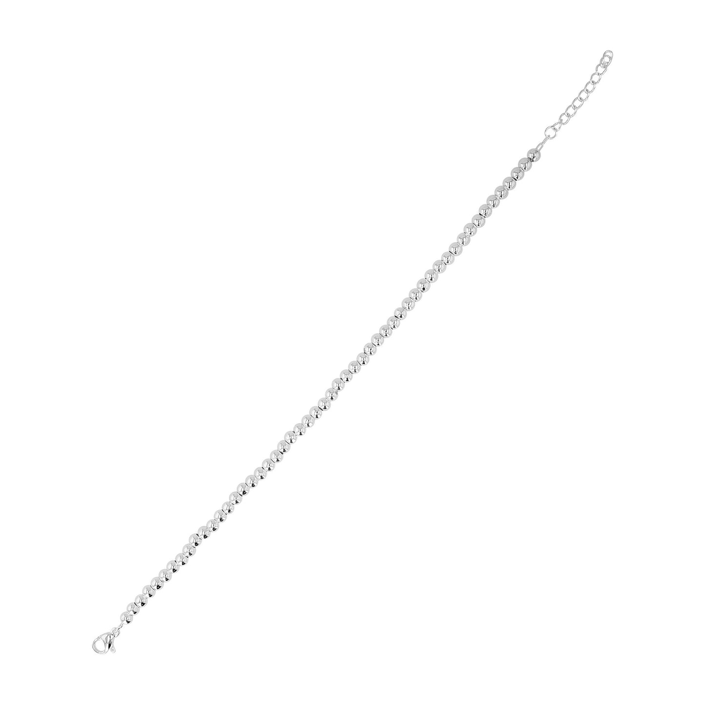 Damen Armband – Kugelarmband aus Edelstahl 17+3 cm