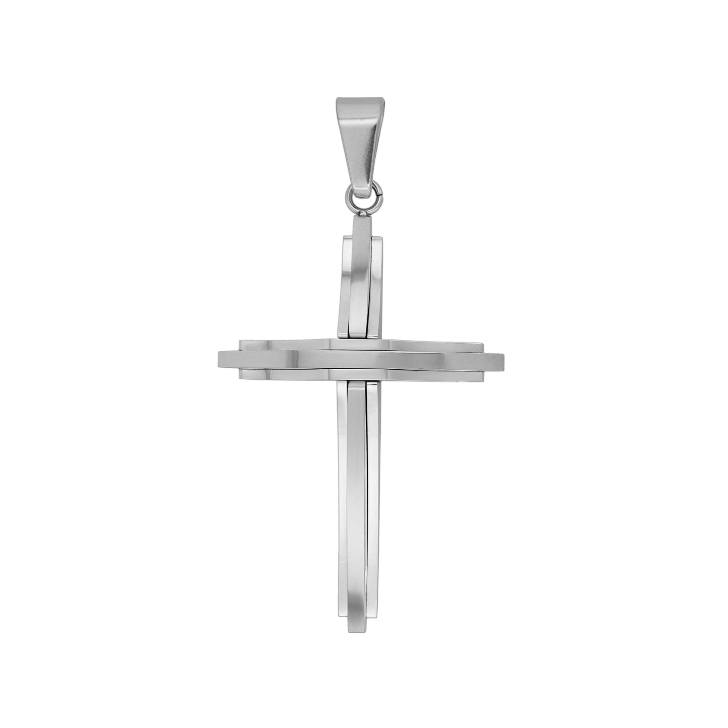 Herren Anhänger – Kreuz Kreuzanhänger aus Edelstahl