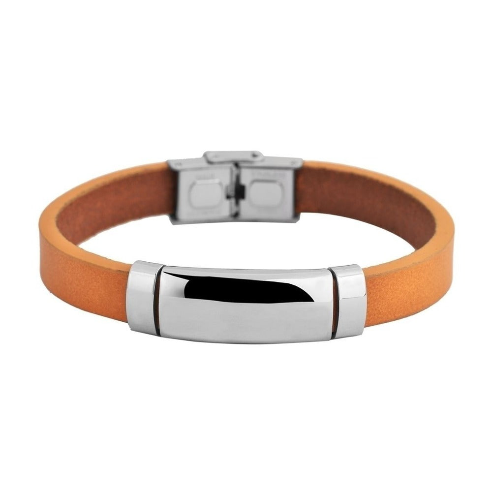 Unisex Armband aus Leder 21 cm