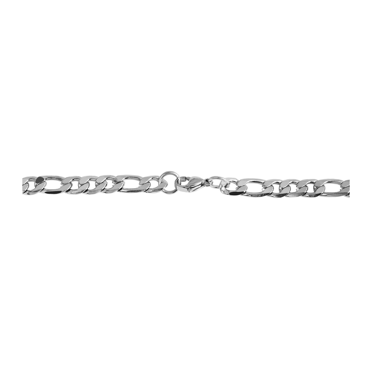 Unisex Halskette – Figarokette aus Edelstahl
