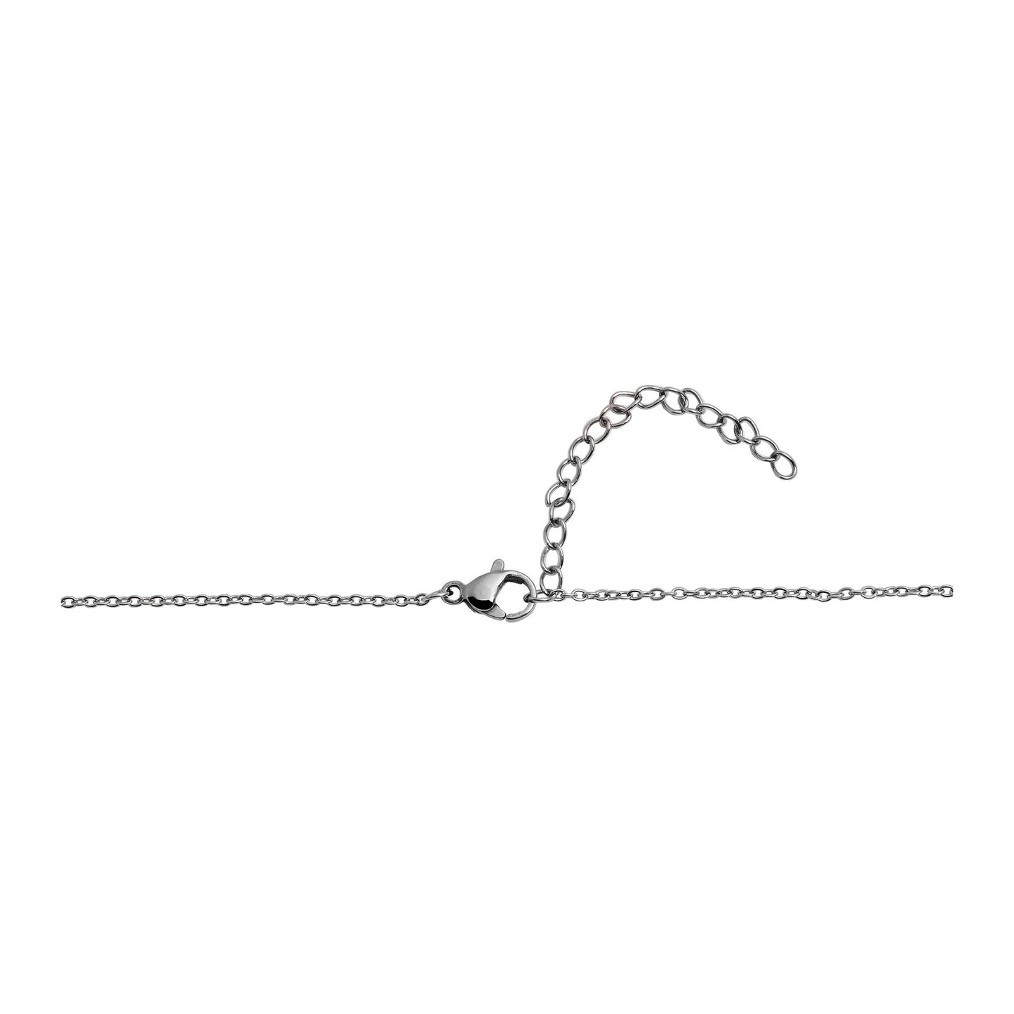 Damen Halskette – Ankerkette aus Edelstahl 43 cm
