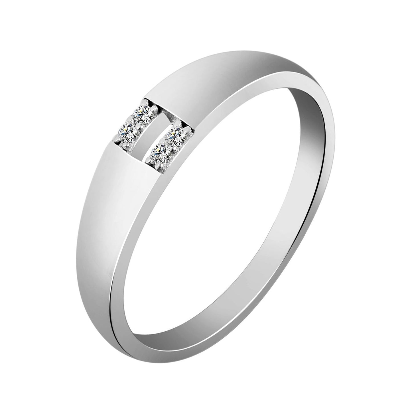 Damen Ring aus 925 Silber mit Zirkonia