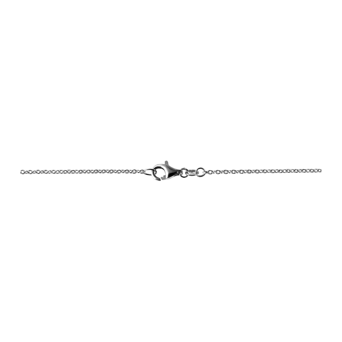 Unisex Halskette – Ankerkette aus 925 Silber 42 cm