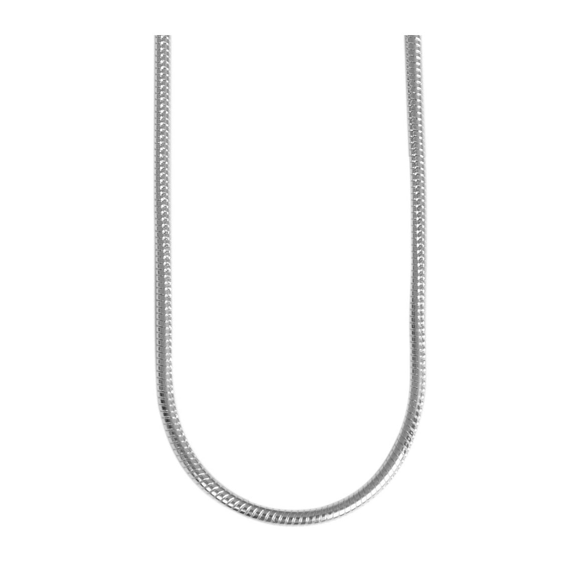 Damen Halskette – Schlangenkette aus 925 Silber 42 cm