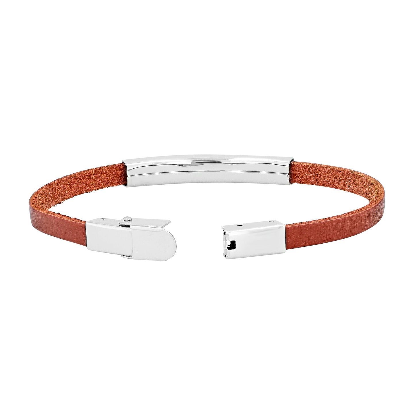 Herren Armband aus Leder 21 cm