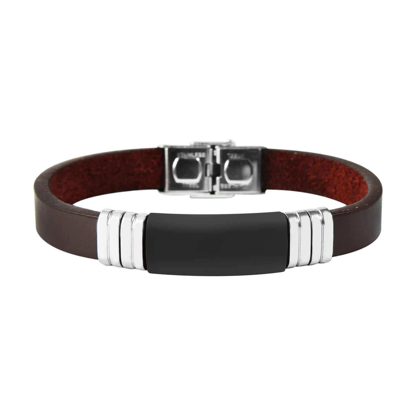 Unisex Armband aus Leder 21 cm