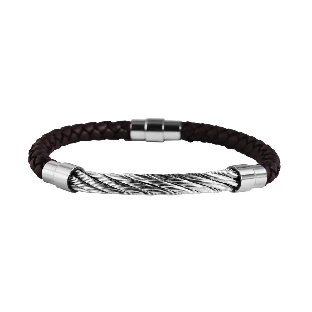 Damen Armband – Armreif aus Leder 21 cm