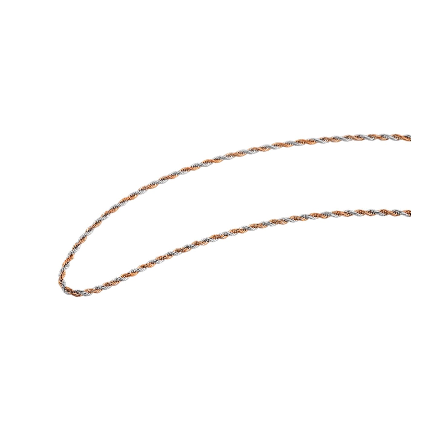 Unisex Halskette – Kordelkette aus Edelstahl