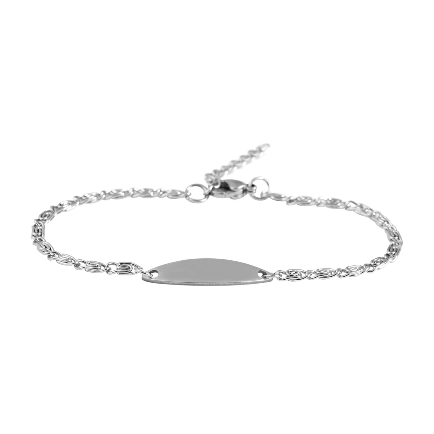 Unisex Armband aus Edelstahl 18 cm