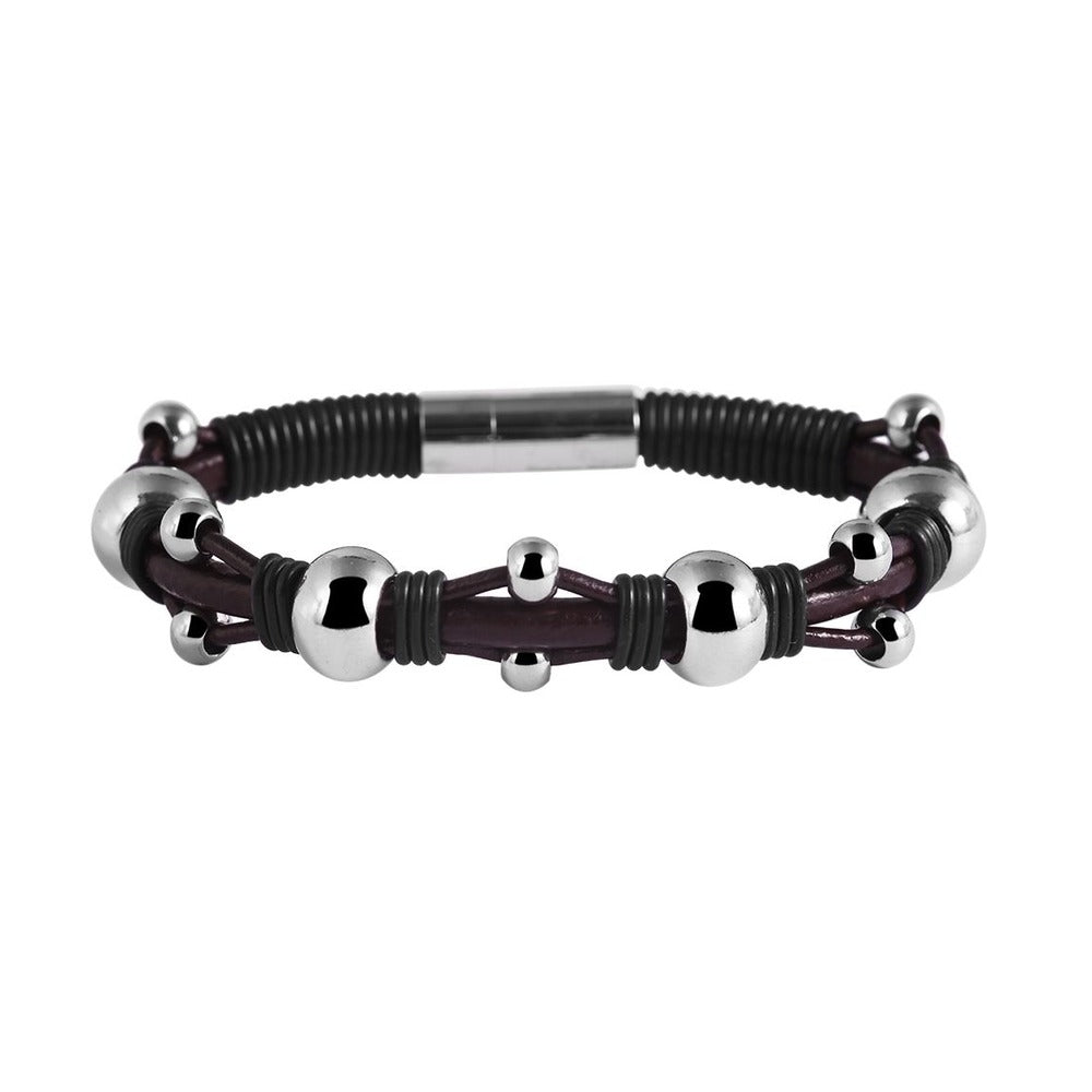 Unisex Armband – Lederarmband aus Leder 23 cm