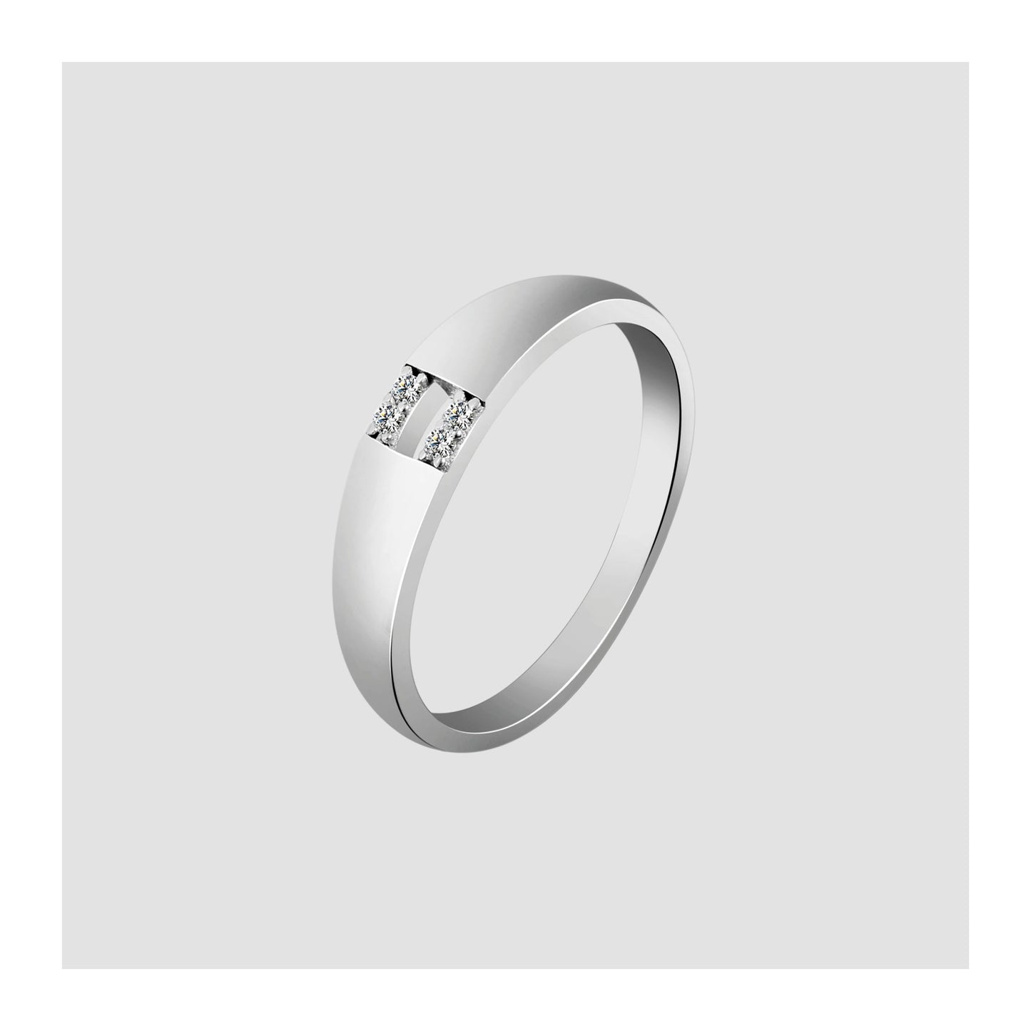 Damen Ring aus 925 Silber mit Zirkonia