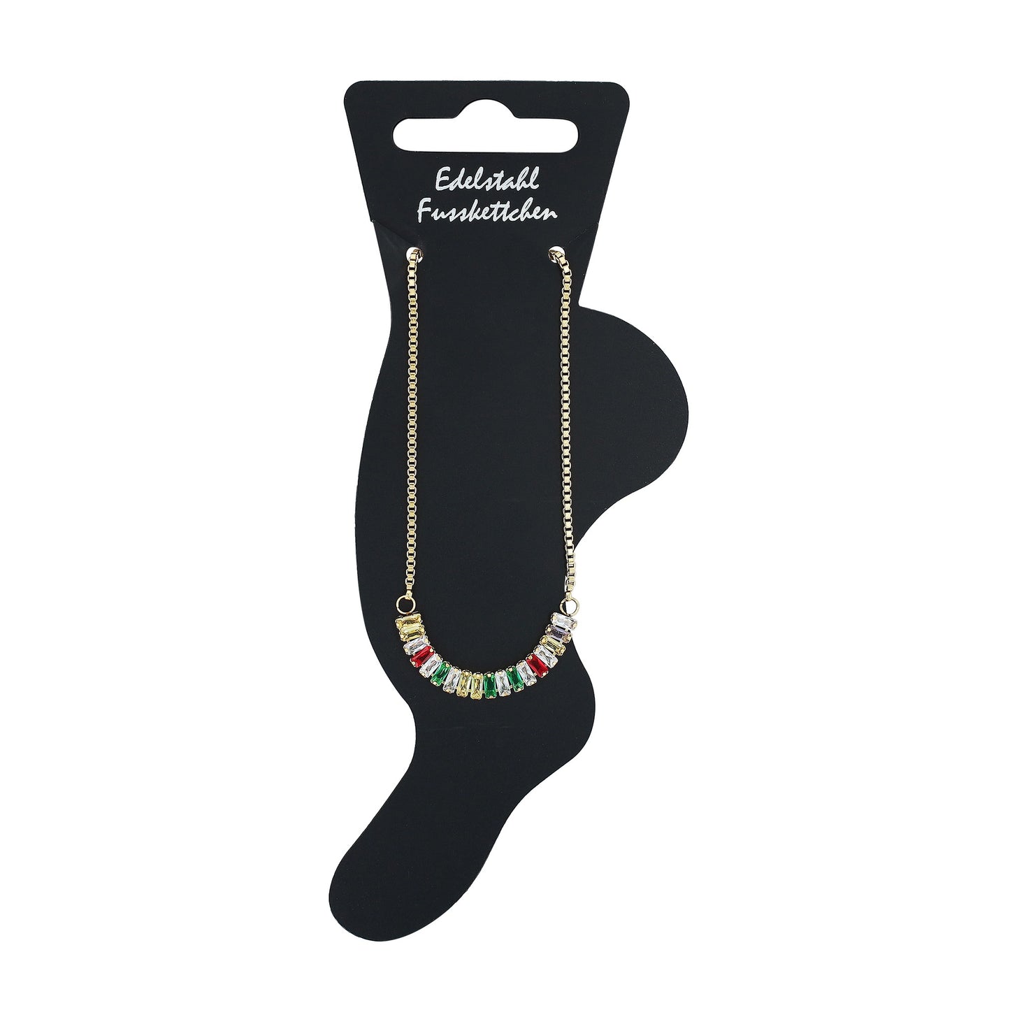 Damen Armband aus Edelstahl mit Zirkonia 21+5 cm