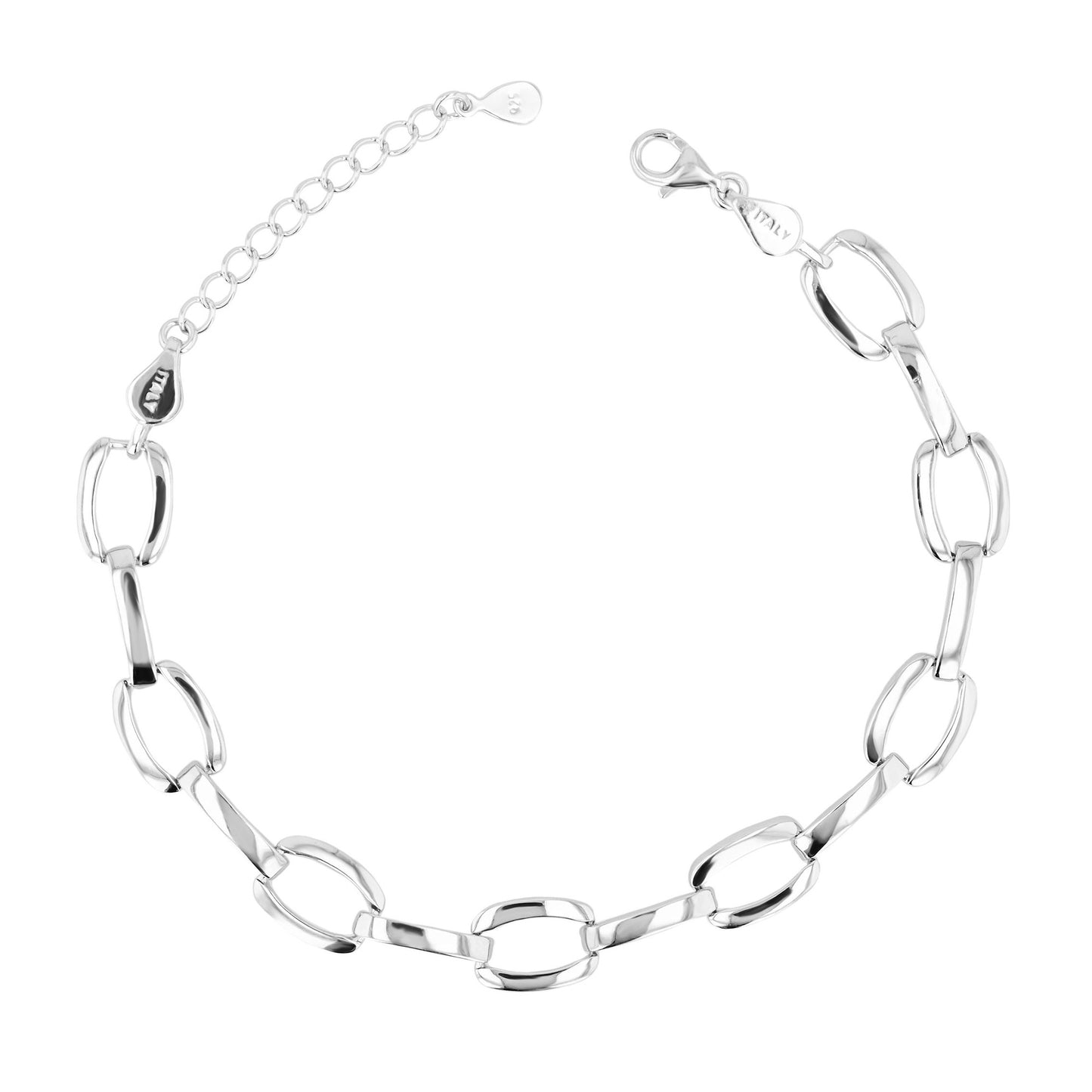 Damen Armband aus 925 Silber 18+3 cm