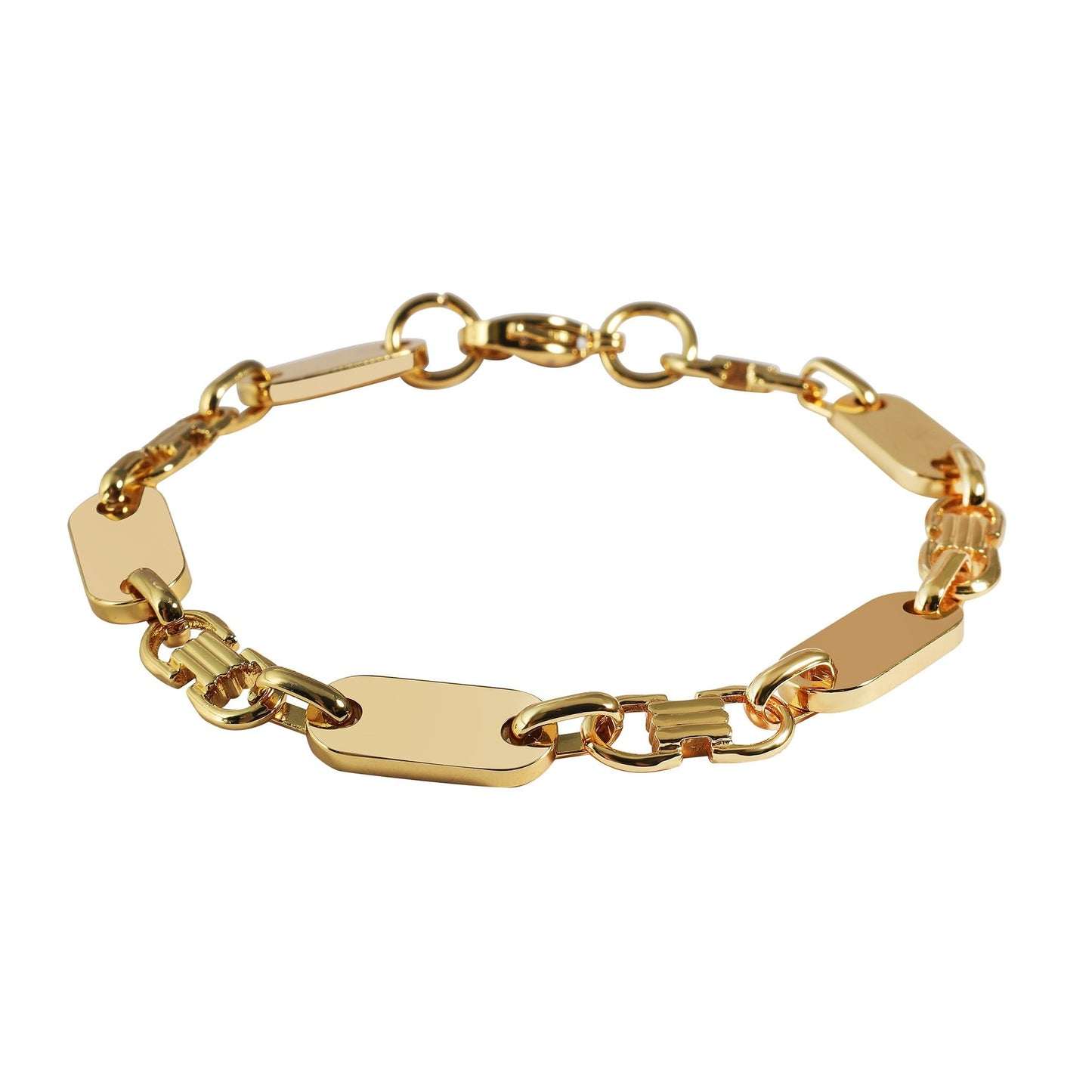 Unisex Armband aus Edelstahl 21 cm