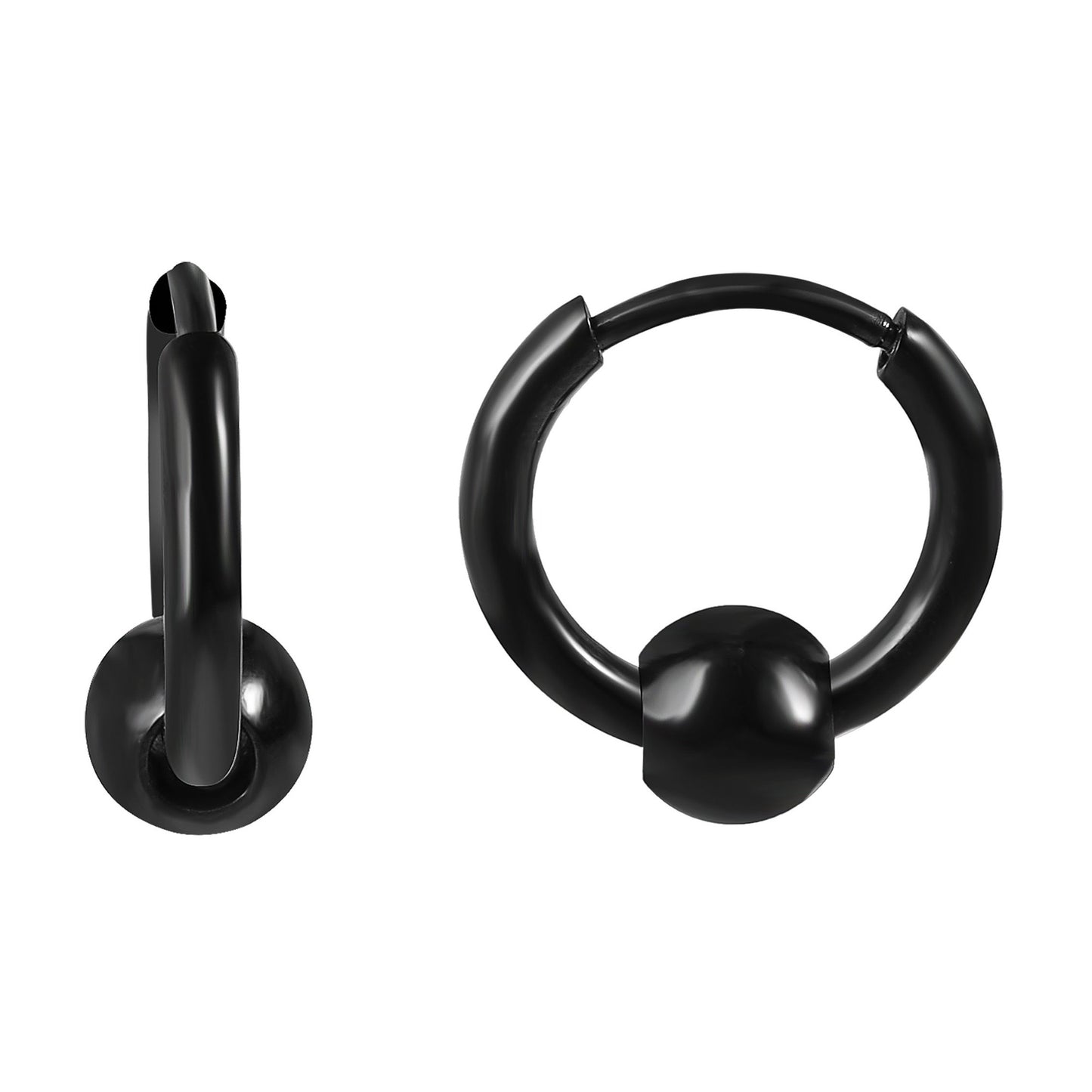 Unisex Ohrringe – Creole aus Edelstahl