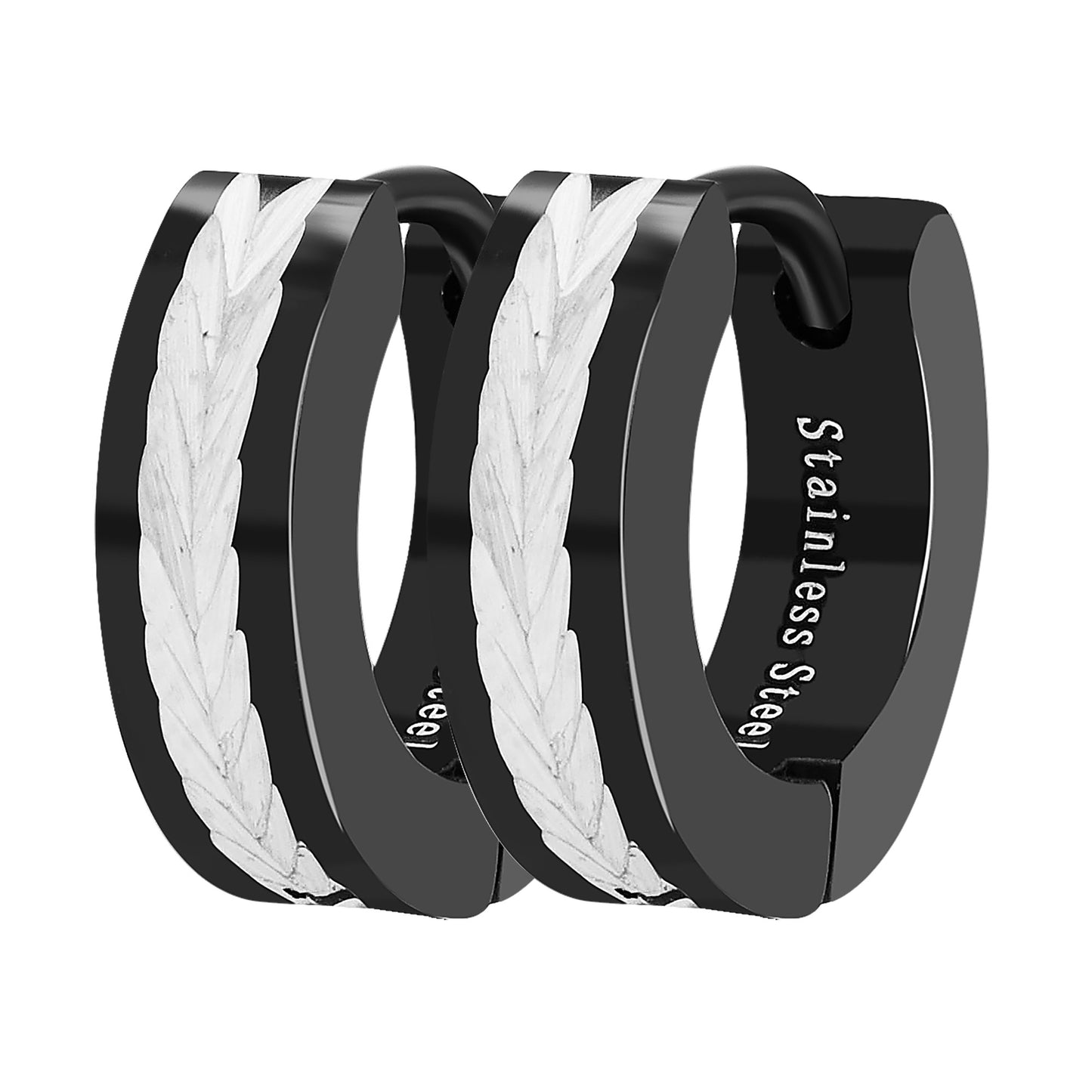 Unisex Ohrringe – Creole aus Edelstahl