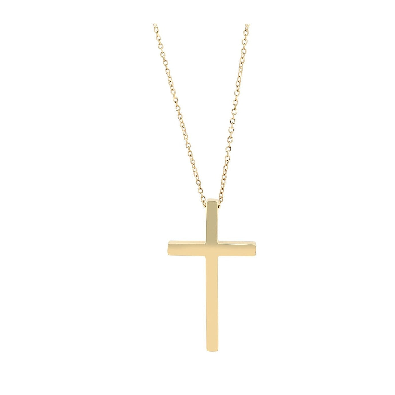 Unisex Halskette mit Anhänger – Kreuz aus Edelstahl