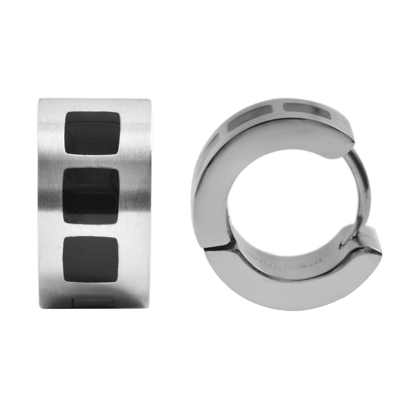 Unisex Ohrringe – Creole aus Edelstahl