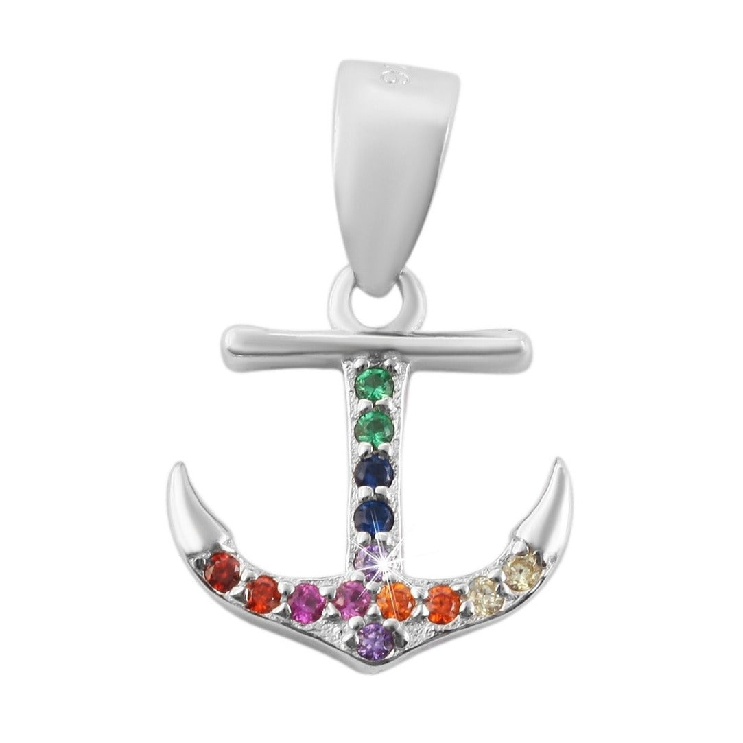 Damen Anhänger aus 925 Silber mit Zirkonia